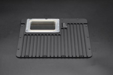 Cerakorte coated aluminium 6082 T6 enclosure lid